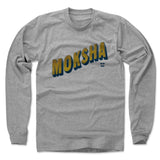 Mens Long Sleeve Heather Gray