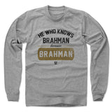 Mens Long Sleeve Heather Gray