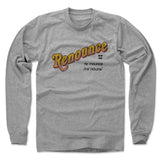 Mens Long Sleeve Heather Gray