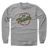 Mens Long Sleeve Heather Gray