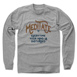 Mens Long Sleeve Heather Gray