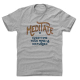 Mens Cotton T-Shirt Heather Gray