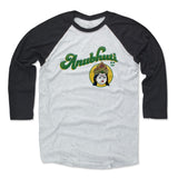 Mens Baseball T-Shirt Black / Ash