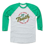 Mens Baseball T-Shirt Green / Ash