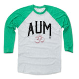 Mens Baseball T-Shirt Green / Ash