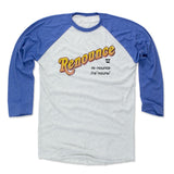 Mens Baseball T-Shirt Royal / Ash