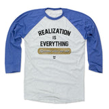 Mens Baseball T-Shirt Royal / Ash