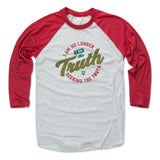 Mens Baseball T-Shirt Red / Ash