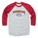 Mens Baseball T-Shirt Red / Ash