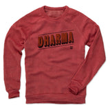 Mens Crew Sweatshirt Red