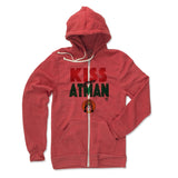 Mens Zip Hoodie Red