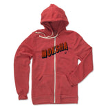 Mens Zip Hoodie Red