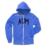 Mens Zip Hoodie Pacific Blue