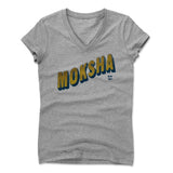 Womens Women's V-Neck Athletic Gray