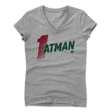 Womens Women's V-Neck Athletic Gray