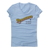 Womens Women's V-Neck Baby Blue