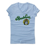 Womens Women's V-Neck Baby Blue