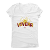 Womens Women's V-Neck White