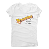 Womens Women's V-Neck White