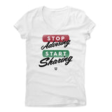 Womens Women's V-Neck White